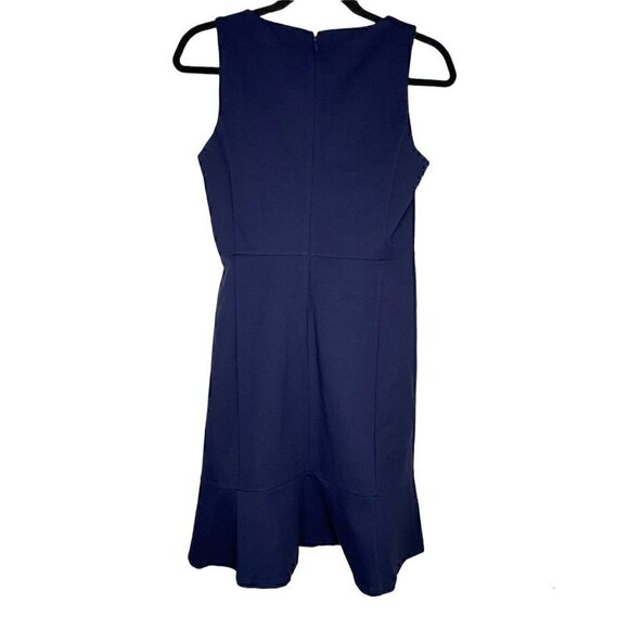 J.Crew Dress Size 4 Women's Black Label Color Block Sleeveless Multicolor Midi - Picture 2 of 5